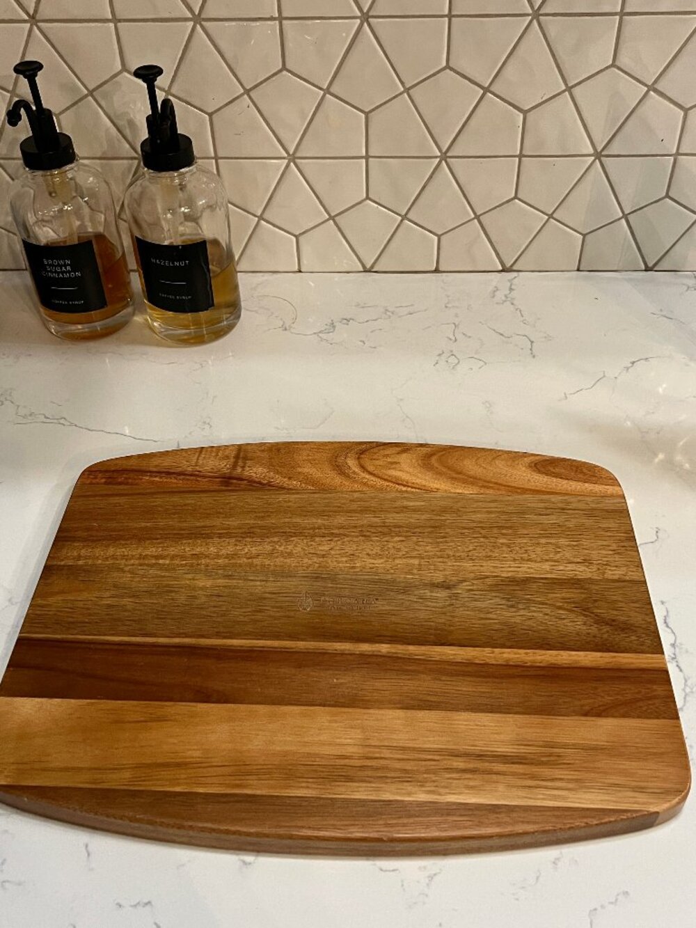 Winnie the Pooh Cutting Board Acacia Wood Engraved Disney Kitchen Serving Board - Picture 5 of 6